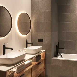 Salle de bain de l’appartement